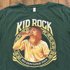 Kid Rock Bad Reputation Tour Green T-Shirt